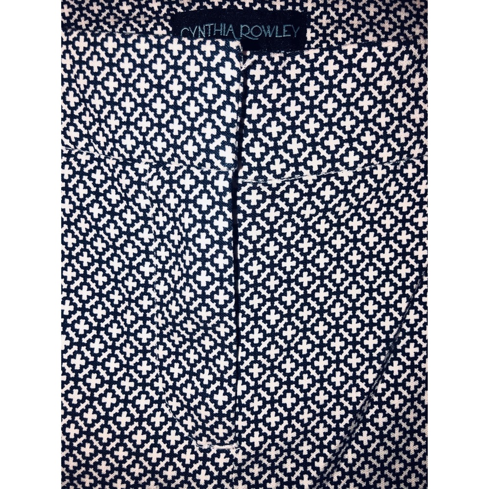 Formal patterned pants CYNTHIA ROWLEY - Picture 6 of 6